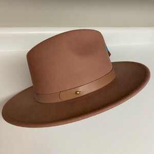 Lack of Colour brand Fedora new with tags size 59cms dusty rose